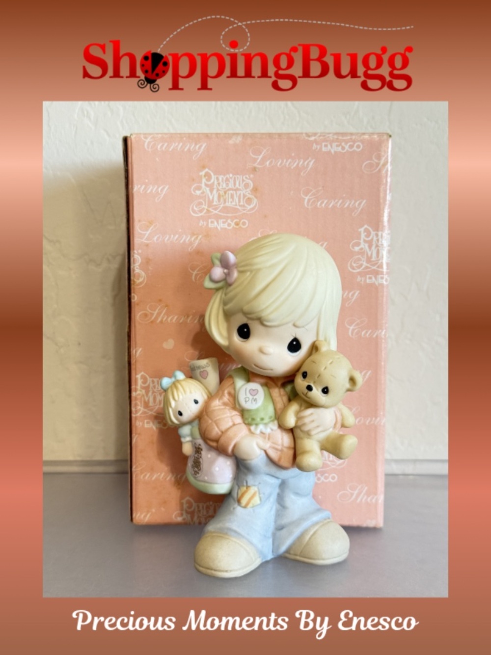 Precious Moments A Beary Loving Collector 823953C Signed By Sam Butcher (1592)